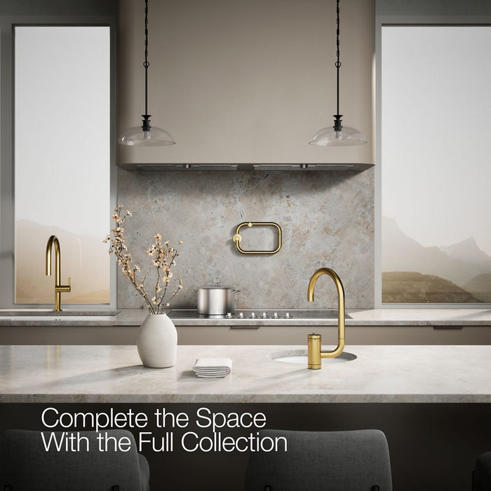 KOHLER K-28277 Components Single-handle bar sink faucet with two-function extended-reach spout