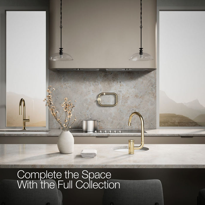 KOHLER K-28277 Components Single-handle bar sink faucet with two-function extended-reach spout