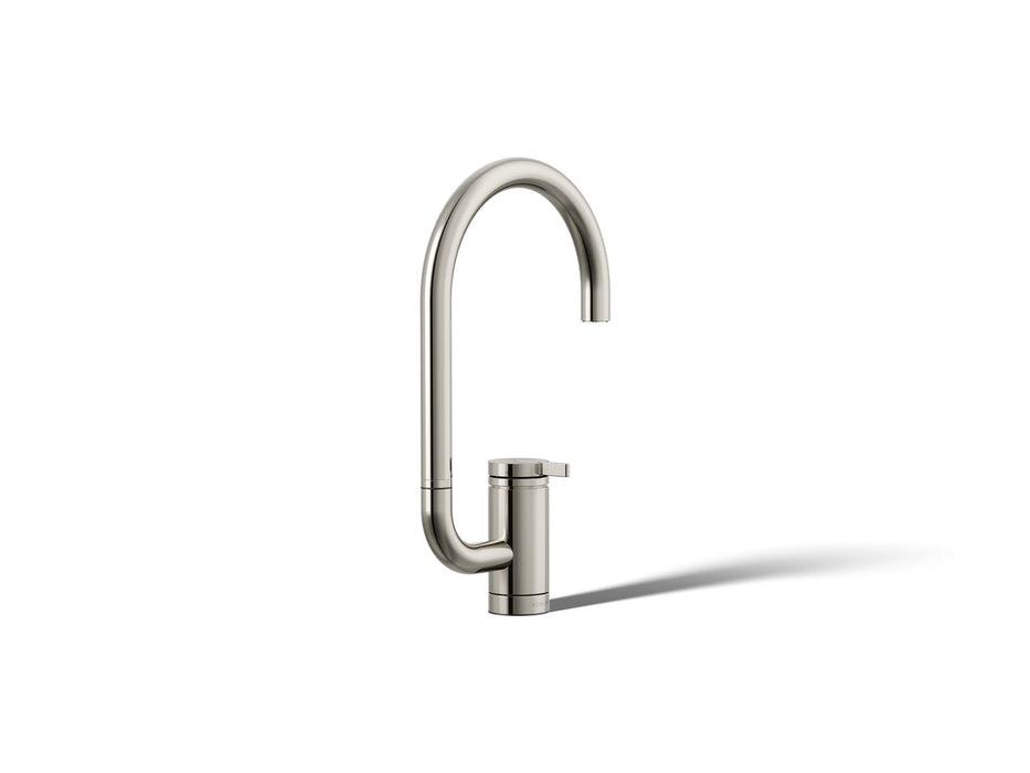 KOHLER K-28277 Components Single-handle bar sink faucet with two-function extended-reach spout