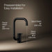 KOHLER K-28290 Components Single-handle bar sink faucet with two-function extended-reach spout, matte black - view 5