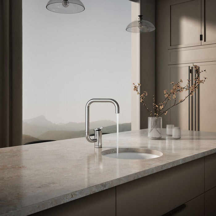 KOHLER K-28290 Components Single-handle bar sink faucet with two-function extended-reach spout