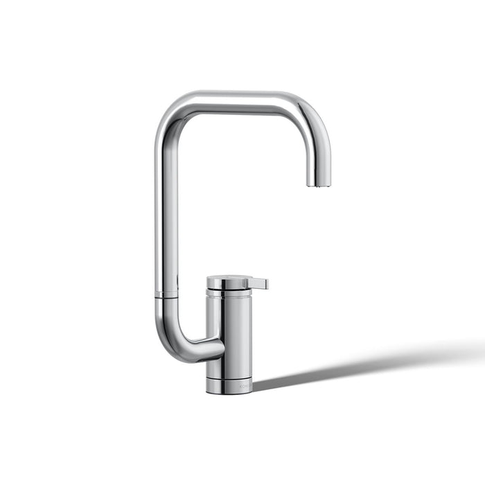 KOHLER K-28290 Components Single-handle bar sink faucet with two-function extended-reach spout