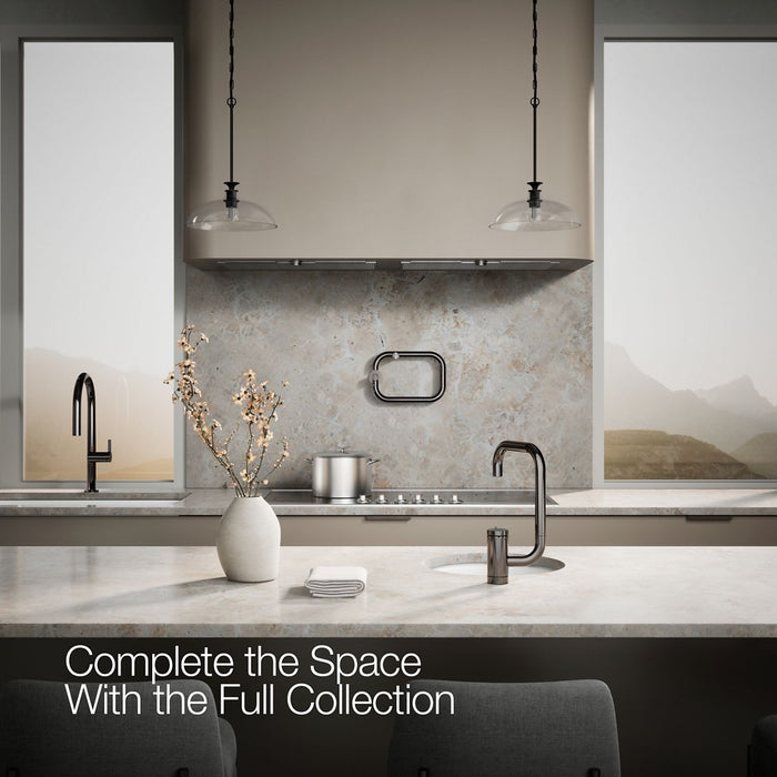 KOHLER K-28290 Components Single-handle bar sink faucet with two-function extended-reach spout