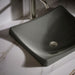 KOHLER K-2833 DemiLav 18-1/4" rectangular vessel bathroom sink, no overflow, thunder grey - view 2