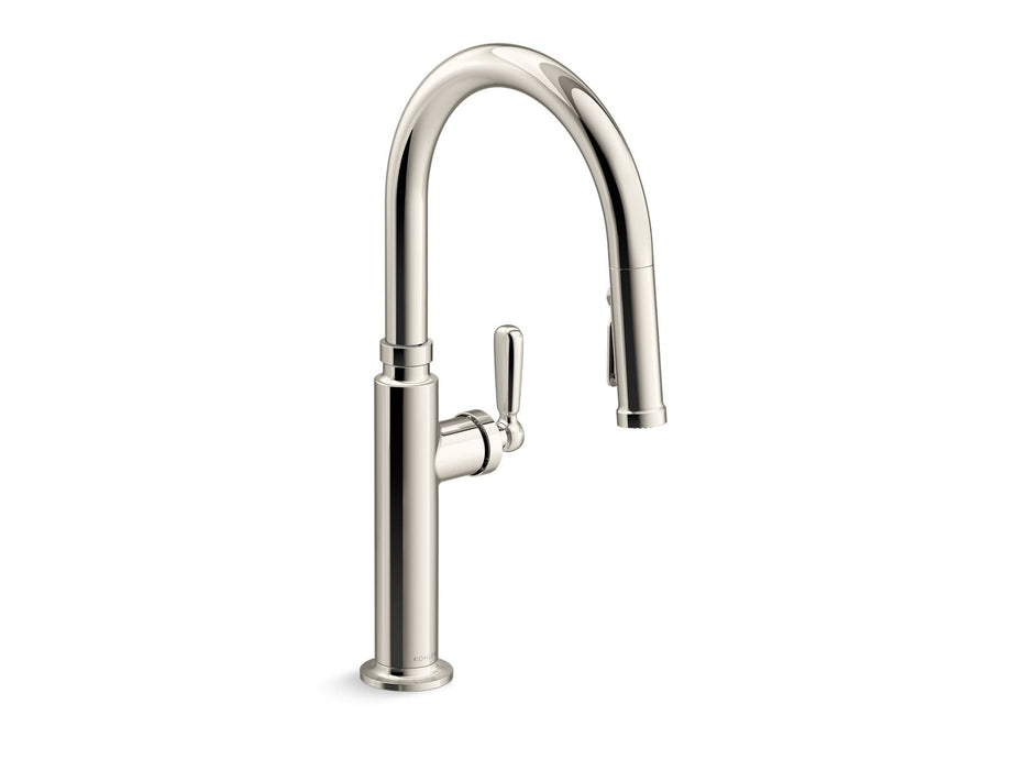 KOHLER K-28358-RT2 Edalyn by Studio McGee Touchless pull-down kitchen sink faucet with three-function sprayhead