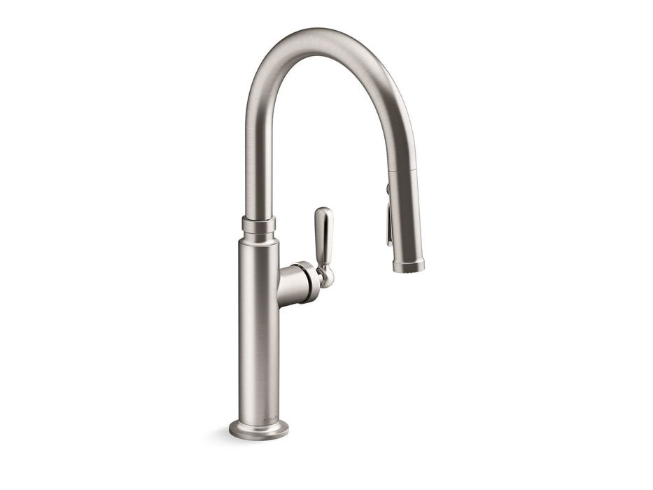 KOHLER K-28358-RT2 Edalyn by Studio McGee Touchless pull-down kitchen sink faucet with three-function sprayhead