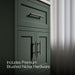 KOHLER K-28379-ASB Quo 24" Bathroom Vanity Cabinet with Sink and Quartz Top, Umbral Green - Detail image of a product feature