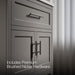 KOHLER K-28380-ASB Quo 30" Bathroom Vanity Cabinet with Sink and Quartz Top, Mohair Grey - Detail image of a product feature