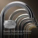 KOHLER K-28667-3 Billet Single-handle bar sink faucet with two-function extended-reach spout and side sprayer, vibrant...