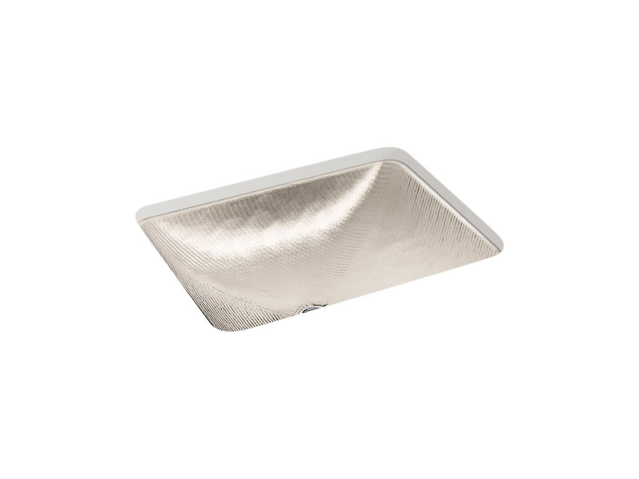 KOHLER K-28823 Yepsen 20" rectangular undermount bathroom sink, no overflow