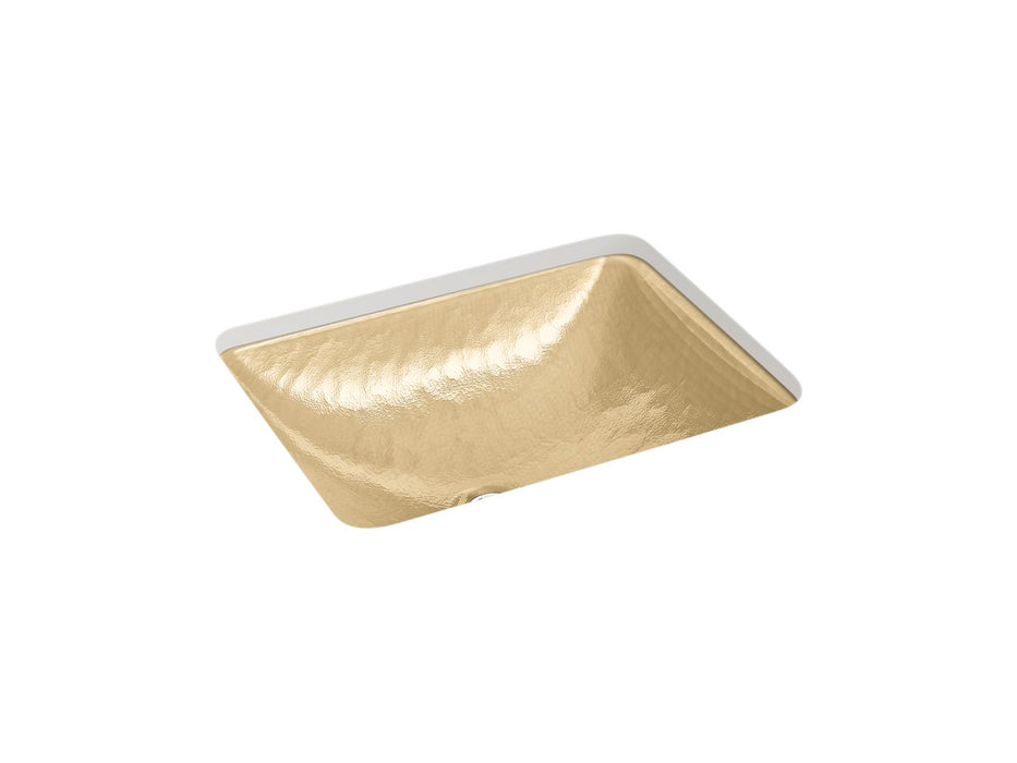 KOHLER K-28823-G7 Yepsen 20" rectangular undermount bathroom sink, no overflow