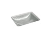 KOHLER K-28823-G8 Yepsen 20" rectangular undermount bathroom sink, no overflow, opaque stone