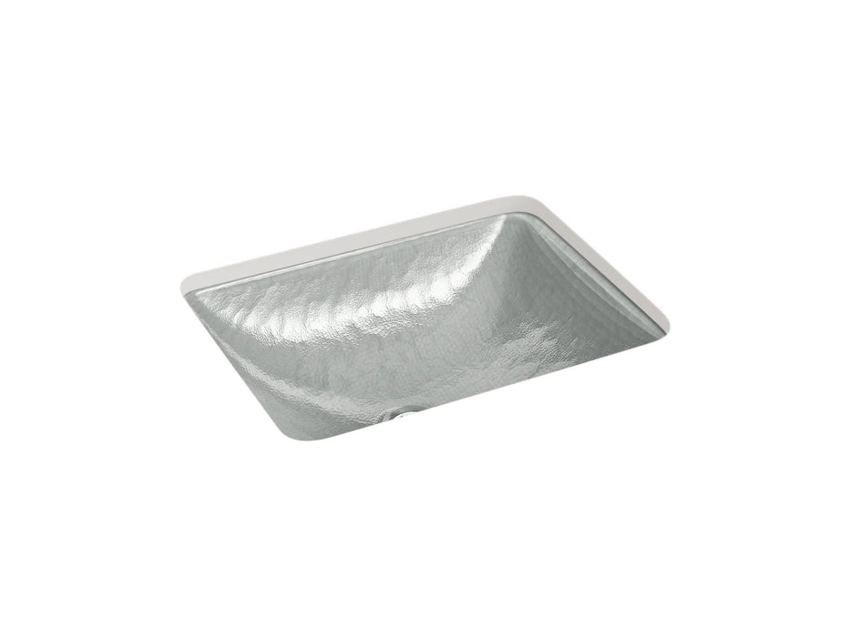 KOHLER K-28823-G8 Yepsen 20" rectangular undermount bathroom sink, no overflow, opaque stone