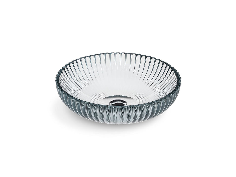 KOHLER K-28824 Salute 15" round vessel bathroom sink, no overflow, ice