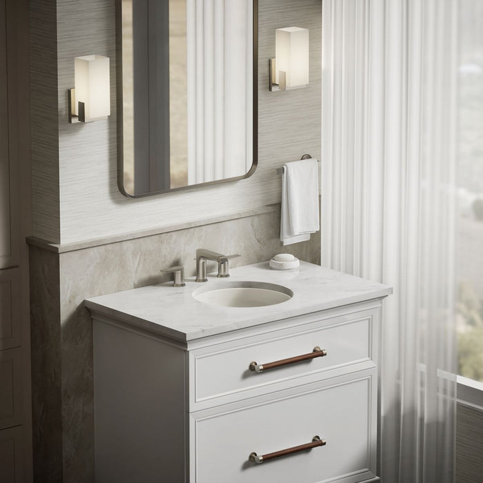 KOHLER K-29000 Caxton 16-1/8" round undermount bathroom sink, no overflow