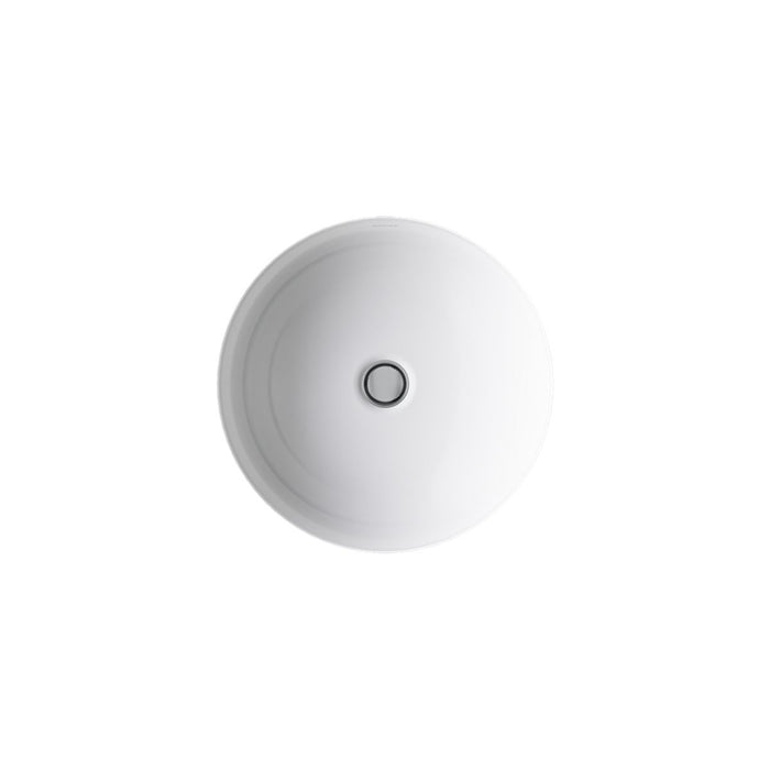 KOHLER K-29000 Caxton 16-1/8" round undermount bathroom sink, no overflow