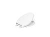 KOHLER K-29030-0 K-29030 Drift ReadyLatch Quiet-Close Elongated Toilet Seat, white