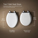 KOHLER K-29030-0 K-29030 Drift ReadyLatch Quiet-Close Elongated Toilet Seat, white - view 5