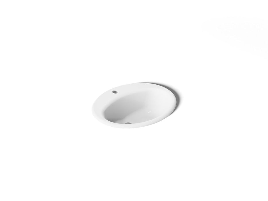 KOHLER K-2905-1 Farmington 19-1/4" oval drop-in bathroom sink