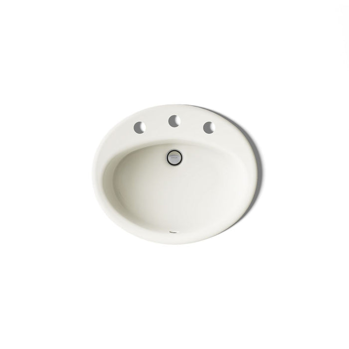 KOHLER K-2905-8 Farmington 19-1/4" oval drop-in bathroom sink
