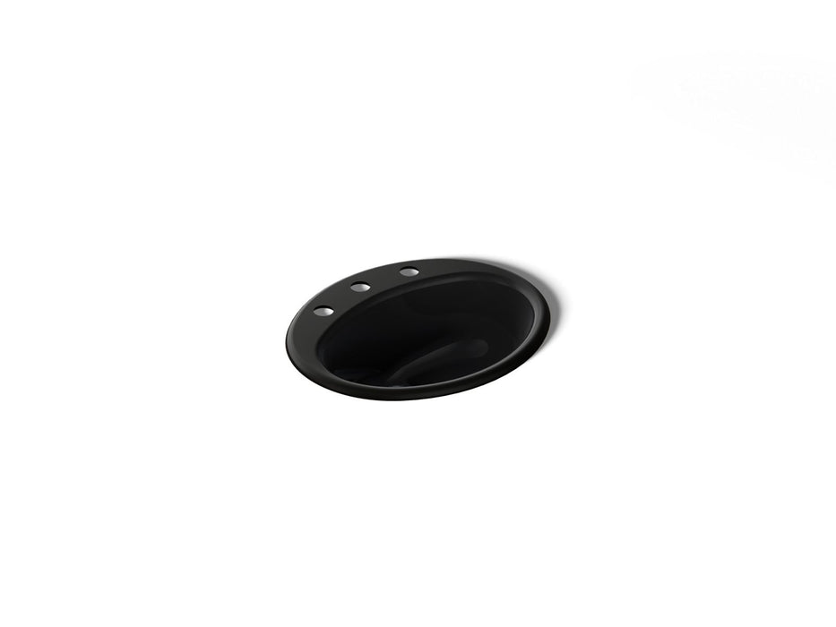 KOHLER K-2905-8 Farmington 19-1/4" oval drop-in bathroom sink