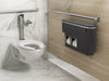 KOHLER K-29154-LWG Clean Haven Hygiene Station with Dual Toilet Paper Dispenser, Left Mount