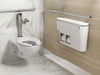 KOHLER K-29154-LWW Clean Haven Hygiene Station with Dual Toilet Paper Dispenser, Left Mount