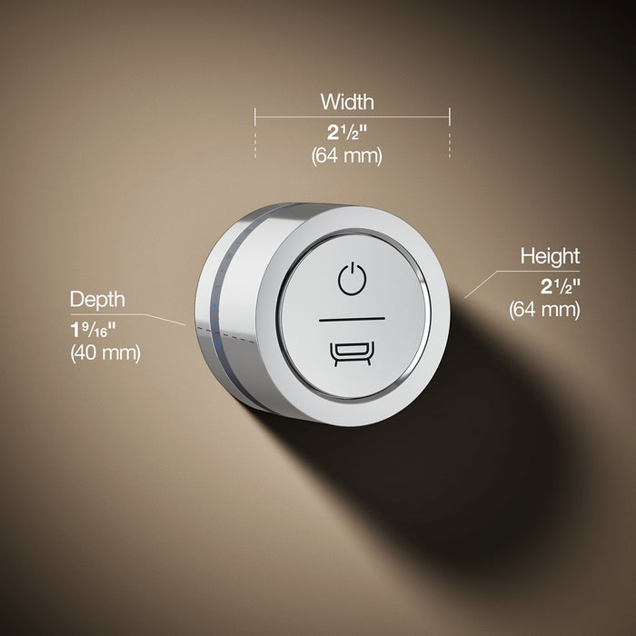 KOHLER K-29200 DTV Mode Wall-mount bath filler digital interface