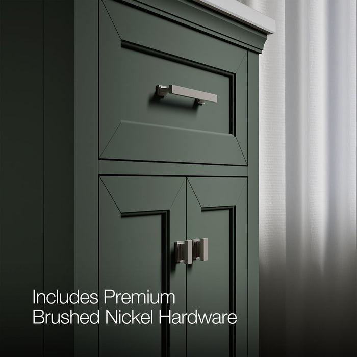 KOHLER K-29259-BD1 Charlemont 24" bathroom vanity cabinet with sink and quartz top