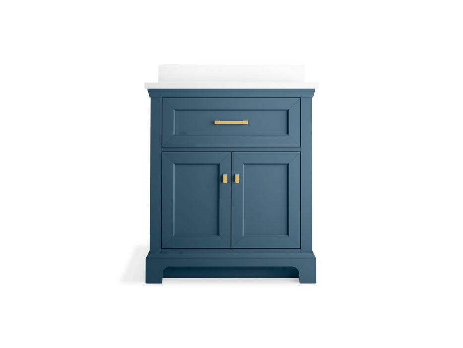 KOHLER K-29260-BD1 Charlemont 30" bathroom vanity cabinet with sink and quartz top