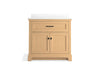 KOHLER K-29261-BD1 Charlemont 36" bathroom vanity cabinet with sink and quartz top, light oak - view 5