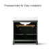KOHLER K-29261-BD1 Charlemont 36" bathroom vanity cabinet with sink and quartz top, umbral green - view 4