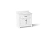 KOHLER K-29261-BD1 Charlemont 36" bathroom vanity cabinet with sink and quartz top, white - view 2