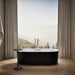KOHLER K-29325-7 Volute 63" x 28-3/8" freestanding bath with shroud, white - view 5