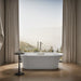 KOHLER K-29326-0 Volute 63" x 28-3/8" freestanding bath with base, white - view 5
