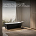 KOHLER K-29327-7 Volute 63" x 28-3/8" freestanding bath with shroud, white - view 4