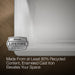 KOHLER K-29328-0 Volute 63" x 28-3/8" freestanding bath with base, white - view 3