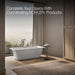 KOHLER K-29328-0 Volute 63" x 28-3/8" freestanding bath with base, white - view 4