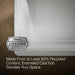 KOHLER K-29328-P5B0 Volute 63" x 28-3/8" freestanding bath with base, white - view 3