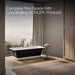 KOHLER K-29328-P5B0 Volute 63" x 28-3/8" freestanding bath with base, white - view 4