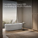 KOHLER K-29329-0 Volute 70-7/8" x 30-3/8" freestanding bath with shroud, white - view 4