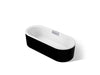 KOHLER K-29329-7 Volute 70-7/8" x 30-3/8" freestanding bath with shroud, white