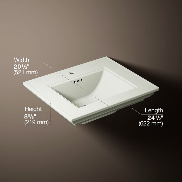KOHLER K-29999-1 Memoirs 25" pedestal/console table bathroom sink