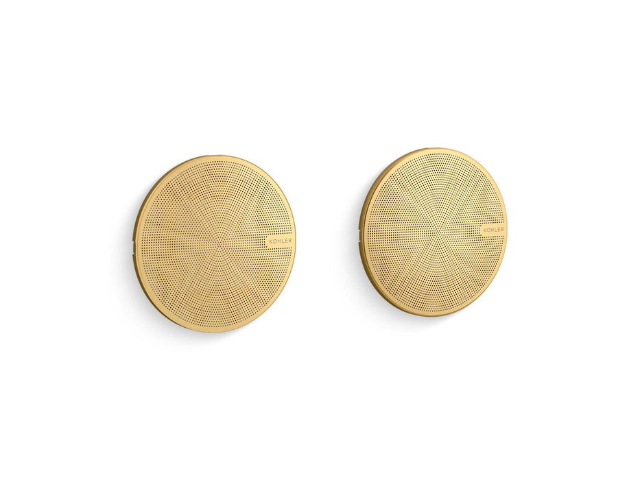 KOHLER K-30318 SoundTile Shower speakers, vibrant brushed moderne brass