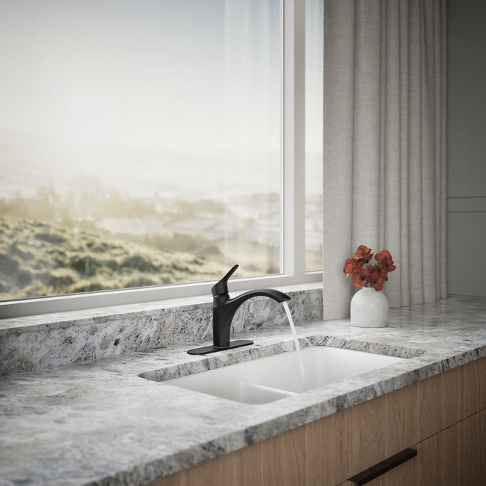 KOHLER K-30470 Rival Single-handle kitchen sink faucet