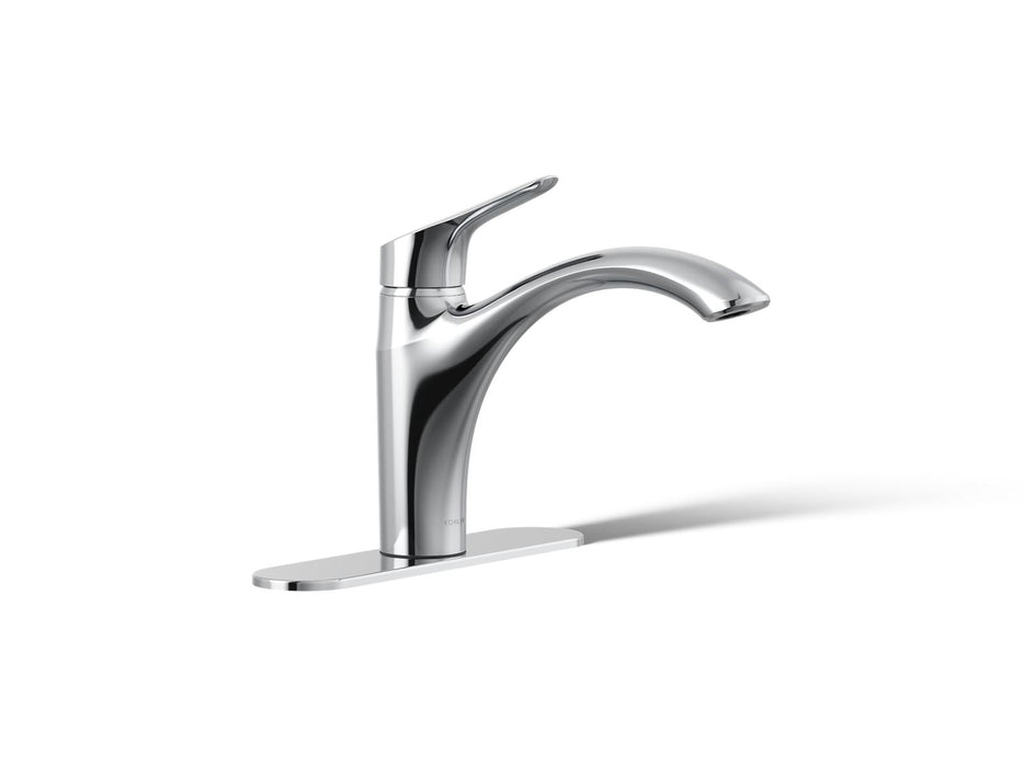 KOHLER K-30470 Rival Single-handle kitchen sink faucet