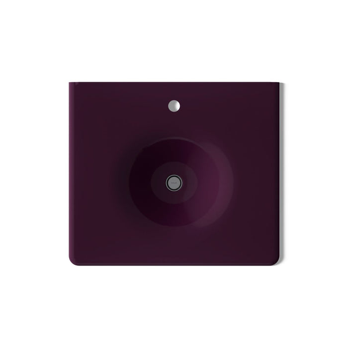 KOHLER K-3048-1 Iron/Impressions 25" Enameled cast iron vanity top with integrated round sink