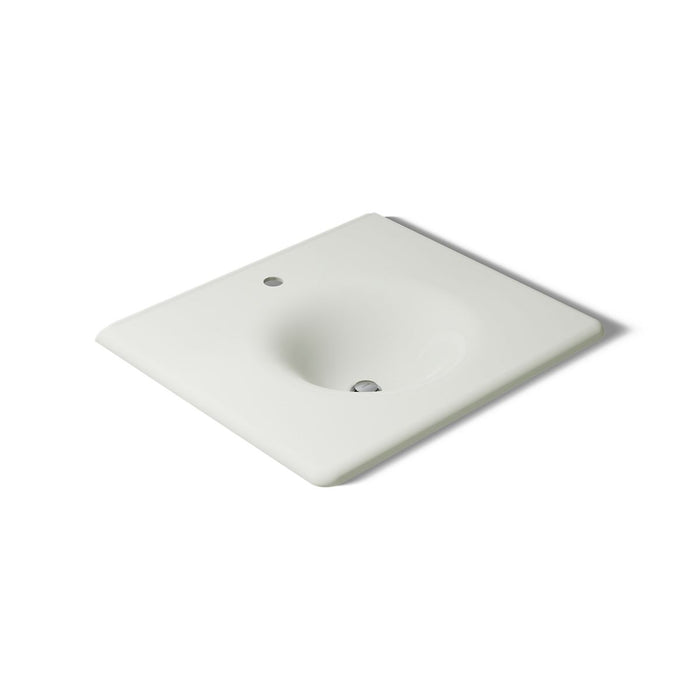 KOHLER K-3048-1 Iron/Impressions 25" Enameled cast iron vanity top with integrated round sink