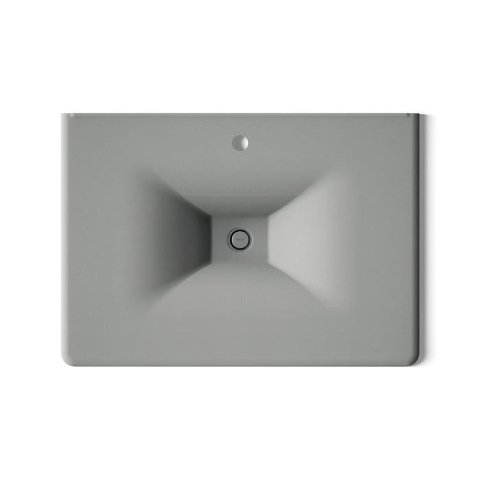 KOHLER K-3049-1 Iron/Impressions 31" Enameled cast iron vanity top with integrated rectangular sink