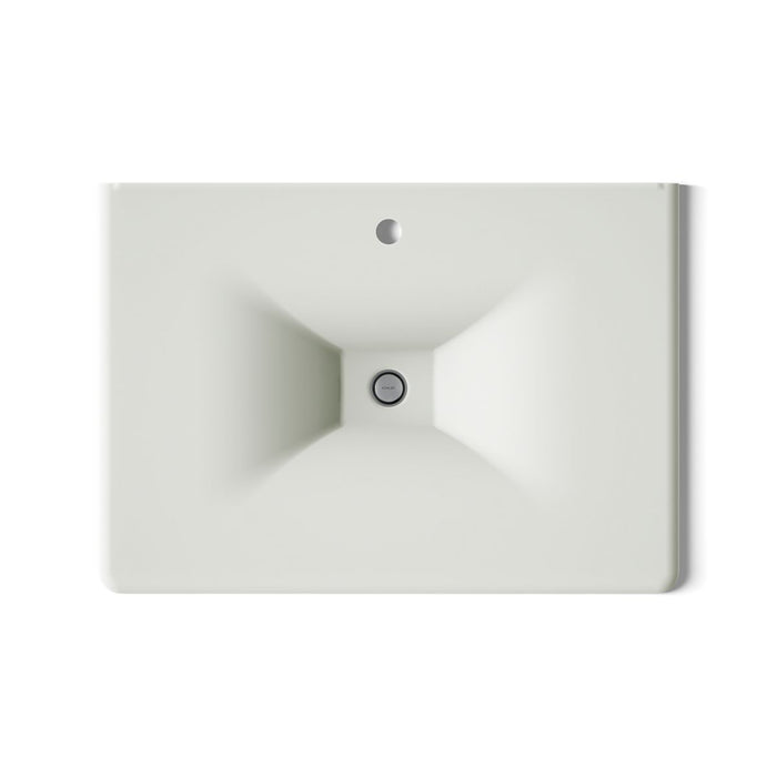 KOHLER K-3049-1 Iron/Impressions 31" Enameled cast iron vanity top with integrated rectangular sink